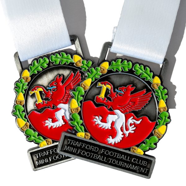 1000 60mm x 3mm Custom Football Medals Full Colour Enamel - Image 3