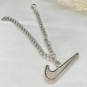 SØLV SWOOSH KÆDE