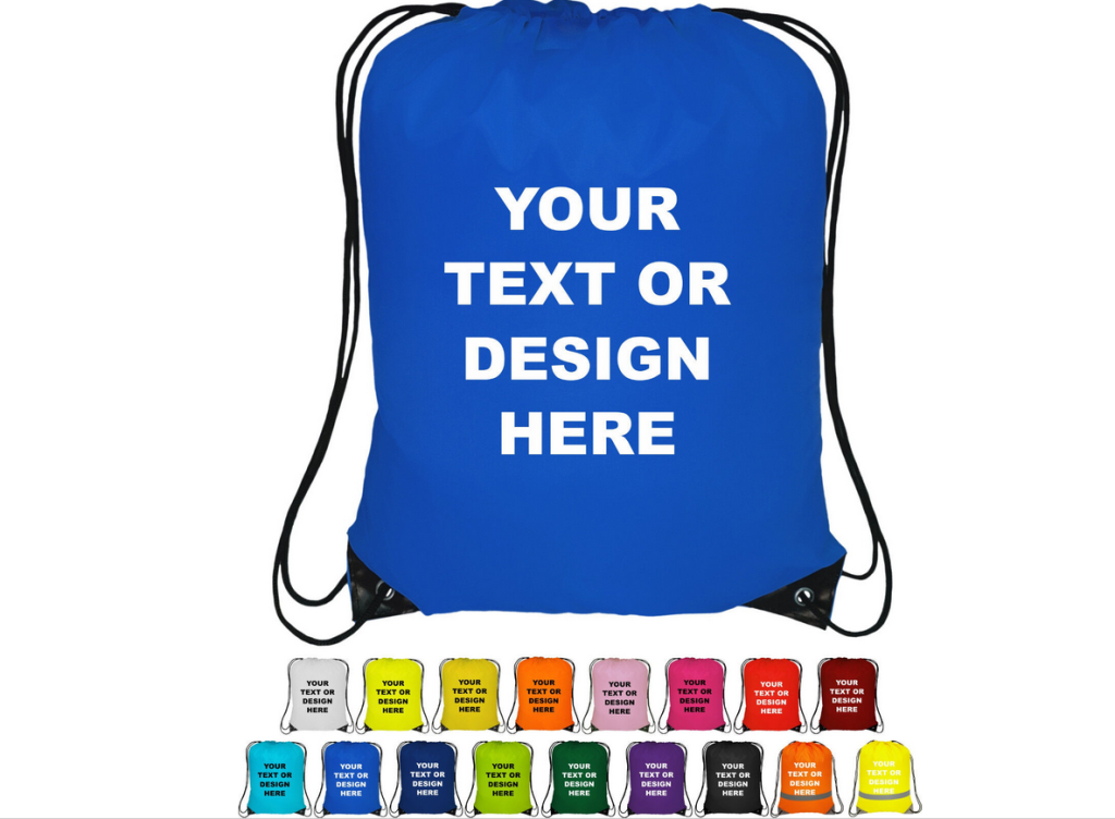 Personalised Drawstring Swimming Bags Custom Prints Swim Caps