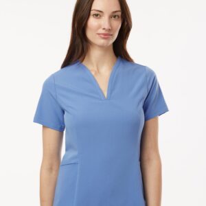 Jaanuu โ Womens Calix Fit & Flare Scrub V-Neck Top