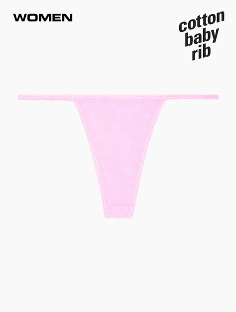 Los Angeles Apparel – Baby Rib Thong