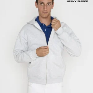 Los Angeles Apparel – L/S Heavy Fleece Zip Up 14 Oz
