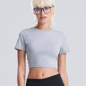 Women's triblend cropped T