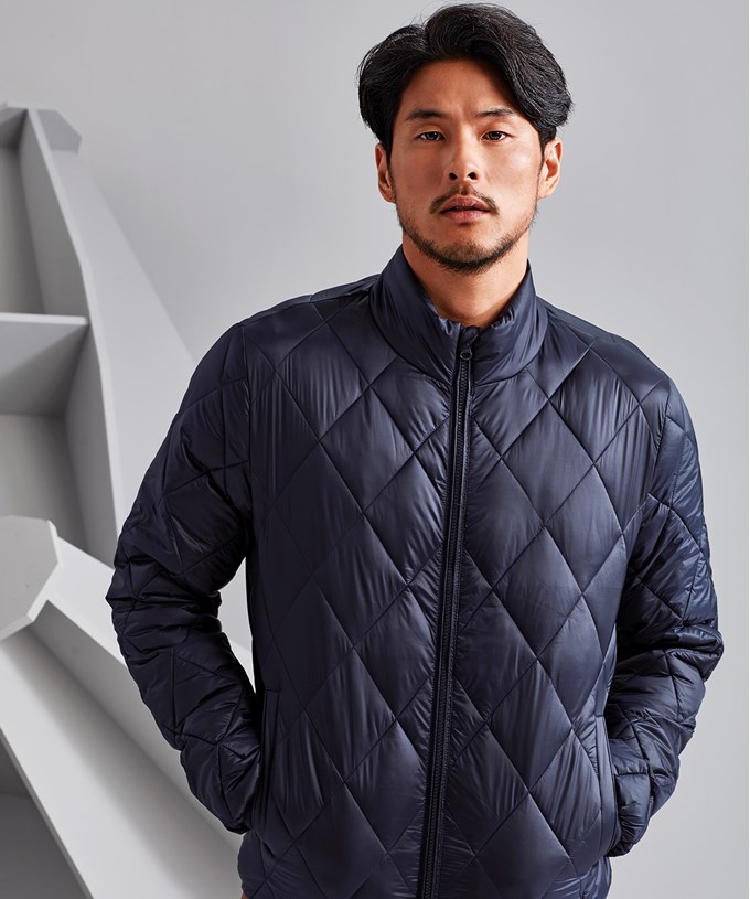 Diamond pane padded Jacket - Image 7