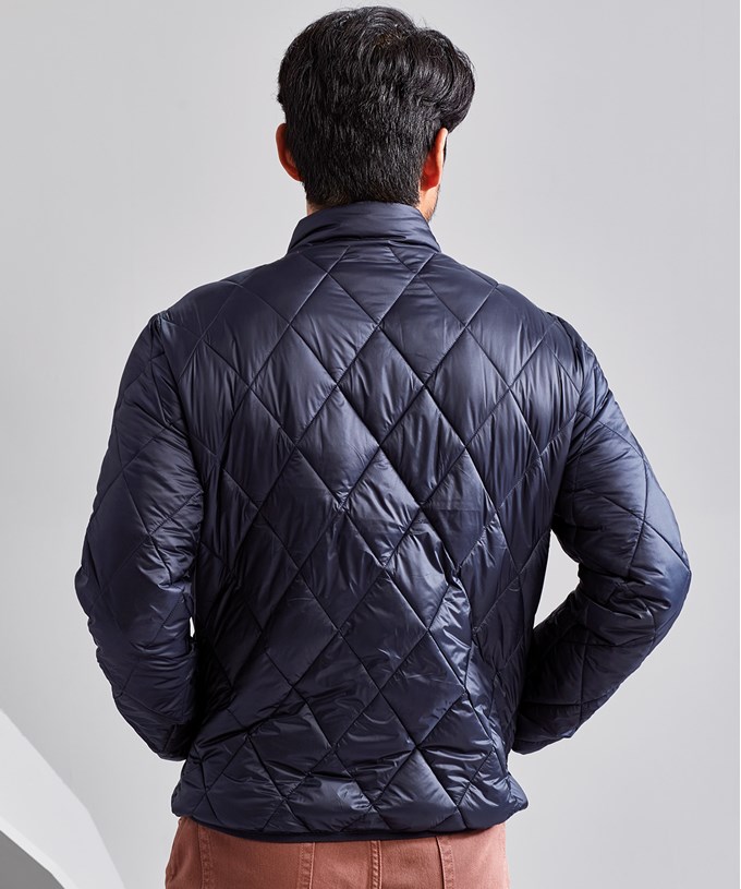 Diamond pane padded Jacket - Image 8