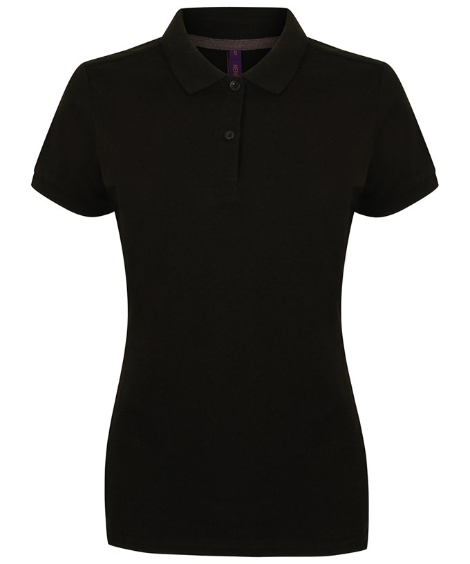 Women's micro-fine piqué polo shirt - Image 2