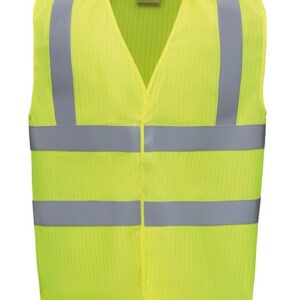 Hi-vis flame-retardant anti-static waistcoat (HVW100ASFR)