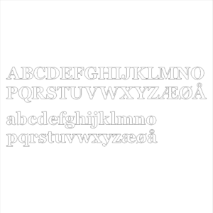 Bogstaver_font