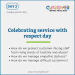 International Customer Service Week 2023 falshcards