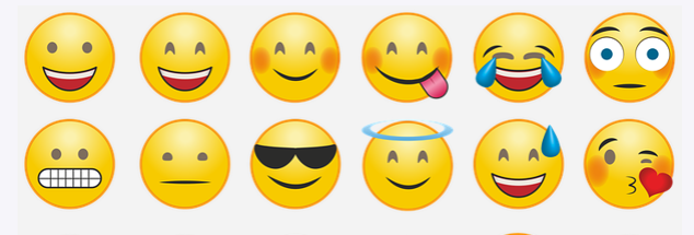 Emojis kan være OK