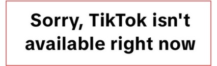 TikTok gik i sort