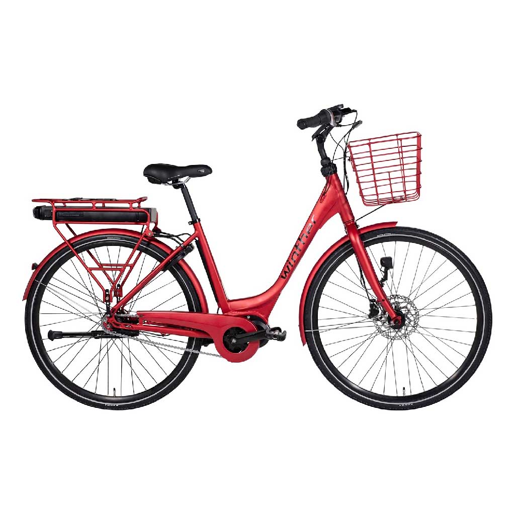 Cykelservice Aabenraa - Rød elcykel