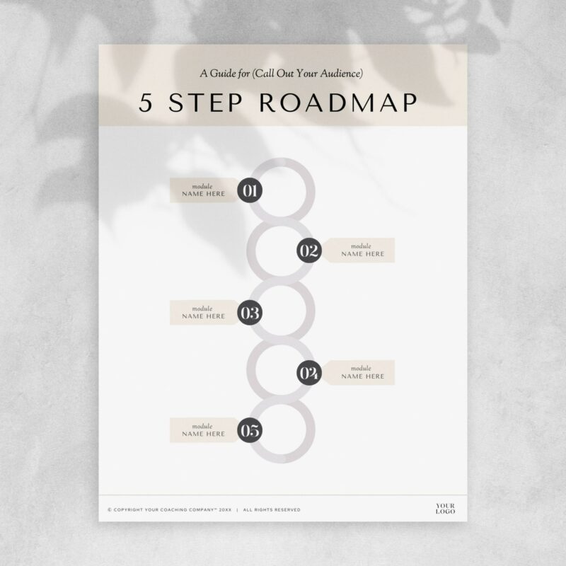 5 Step Road Map Template