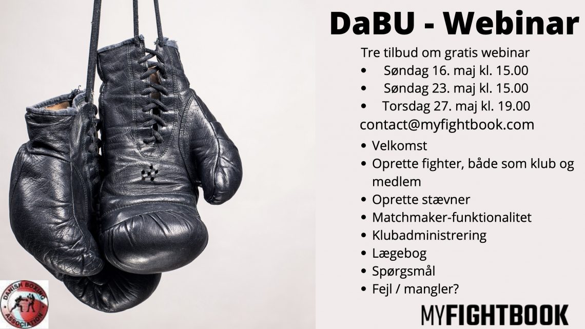 MyFightbook webinarer MyFightbook webinarer