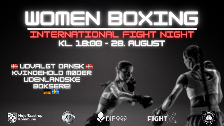 WOMEN BOXING – International Fight Night den 28/8 2021