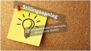 Stillingsopslag: Udviklingskonsulent til Danmarks Bokse-Union (DaBU)