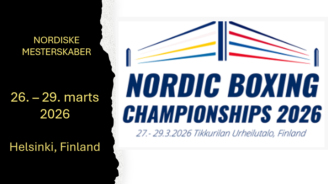 UDTAGELSE: Nordiske Mesterskaber 2026. Helsinki Finland (opdateret)