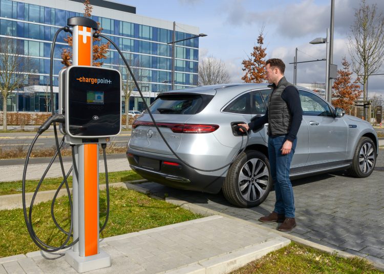Chargepoint laddstolpe