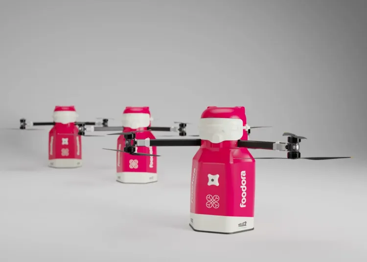 Sverige tar täten med drönarleveranser genom foodora