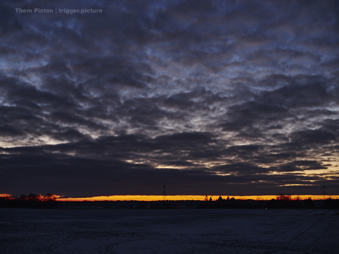 Spektakuläre Sonnenuntergänge am Dakota Home