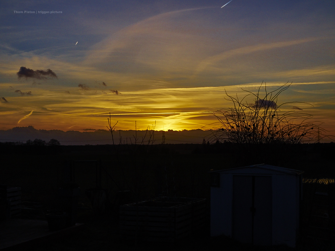 sonnenuntergang am dakota home