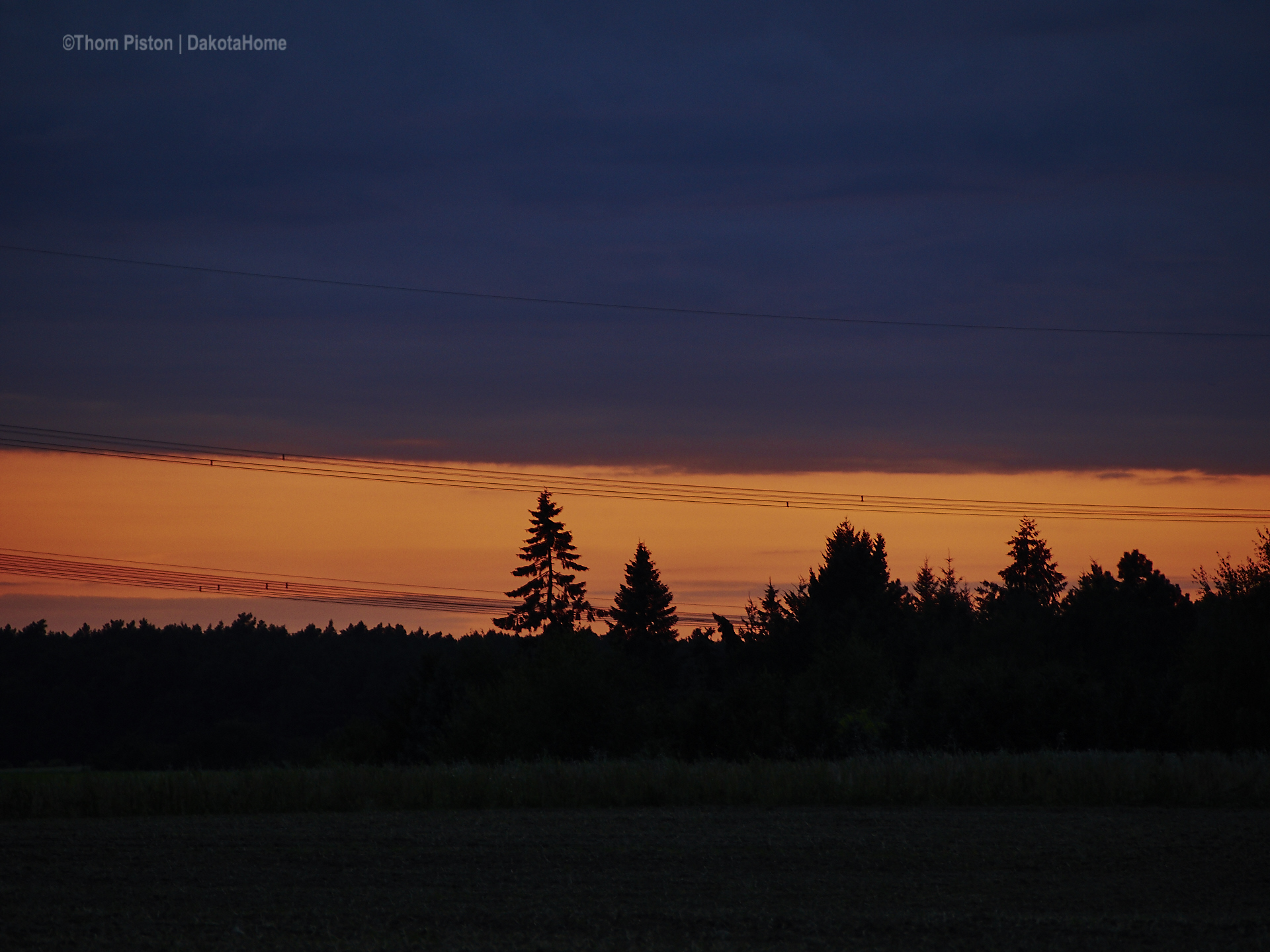 Sommerabende Ende August im Dakota Home