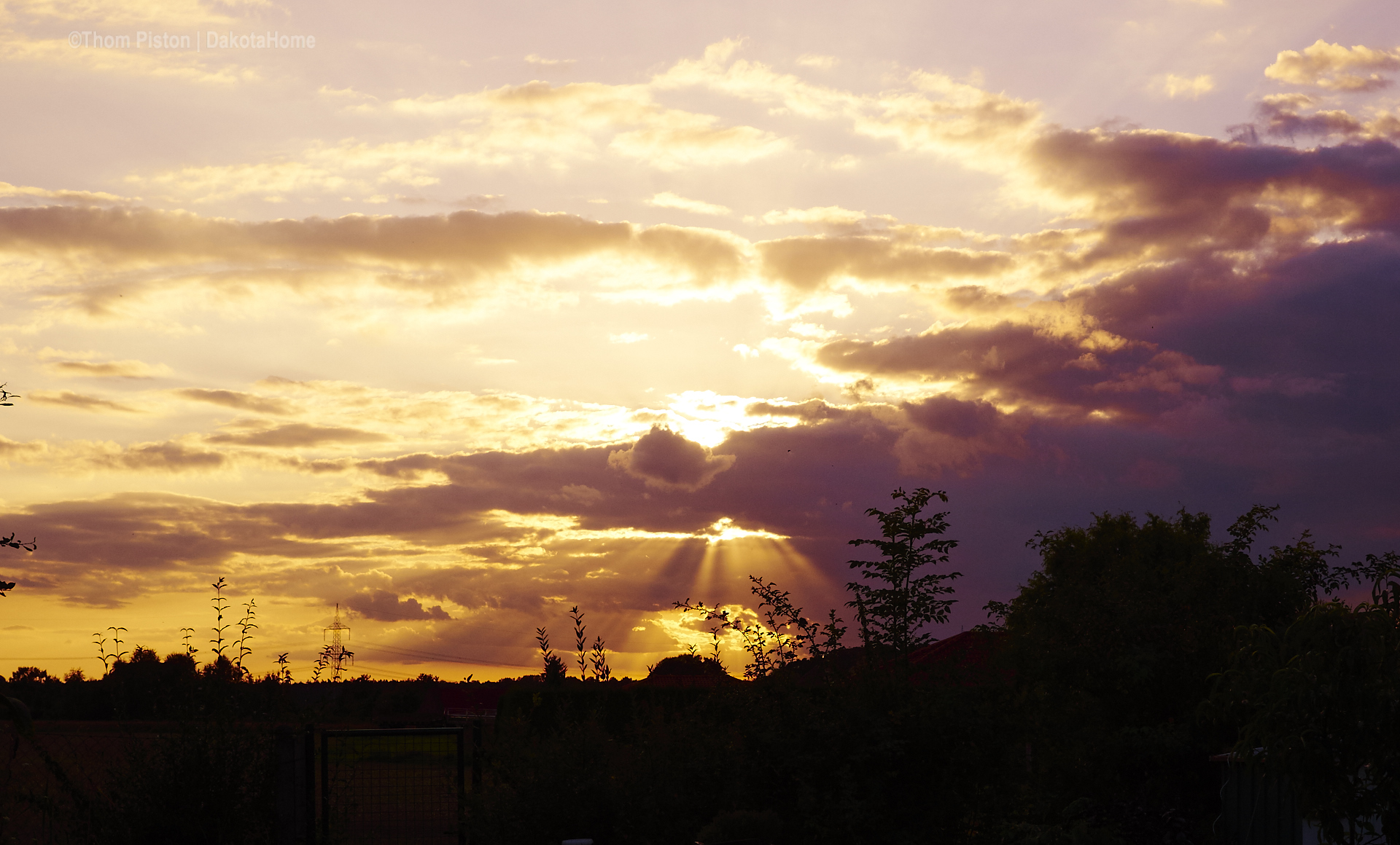 Sonnenuntergang Dakota Home