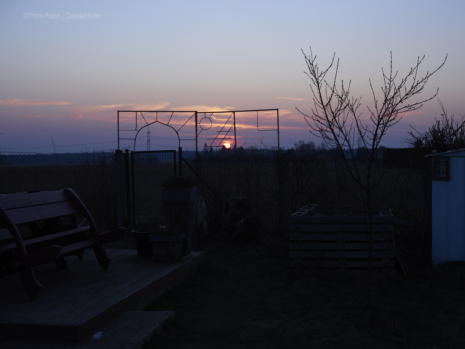 sonnenuntergang dakota home anfang mearz