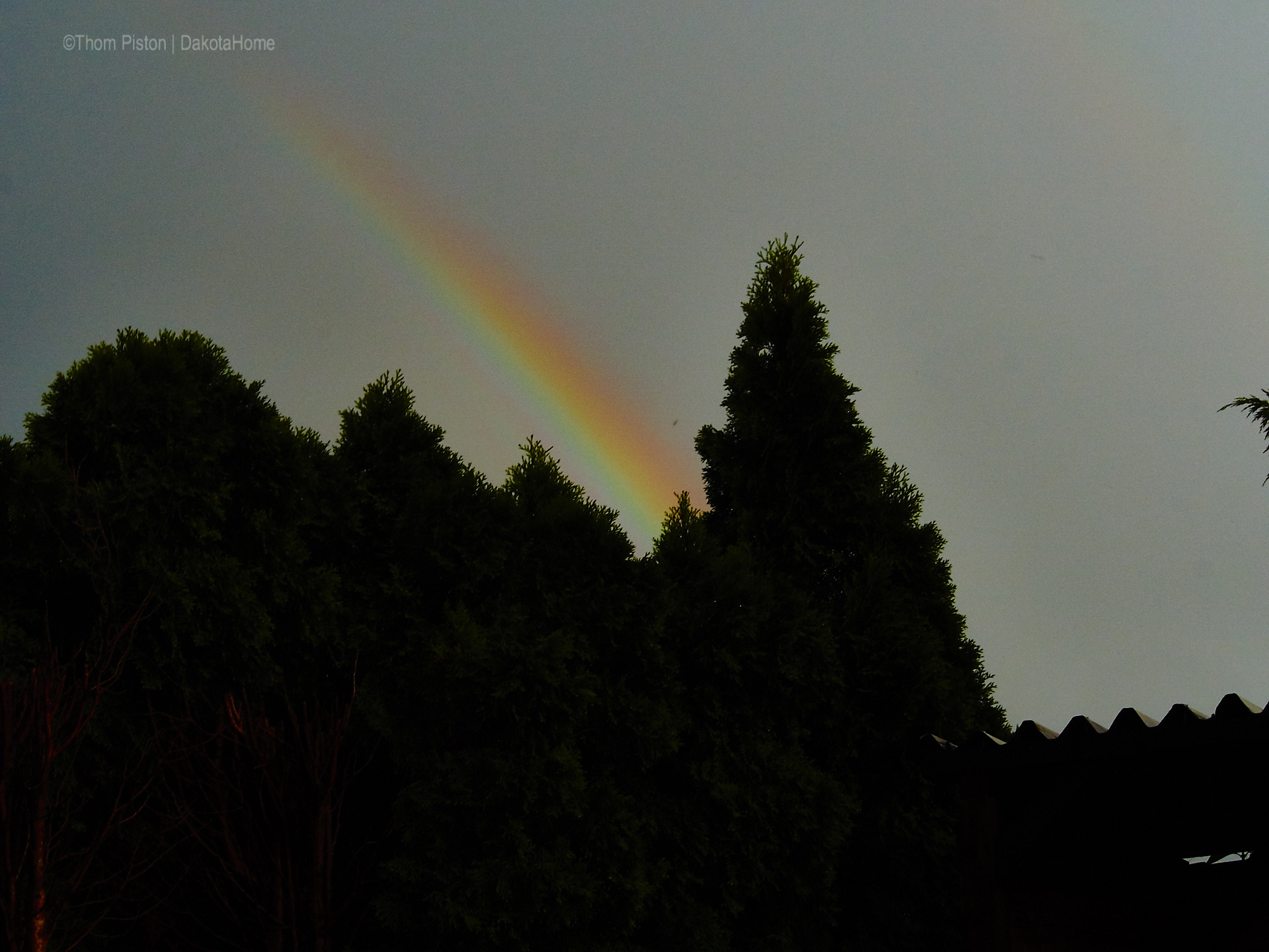 Regenbogen mitte Juli 2018, Brandenburg