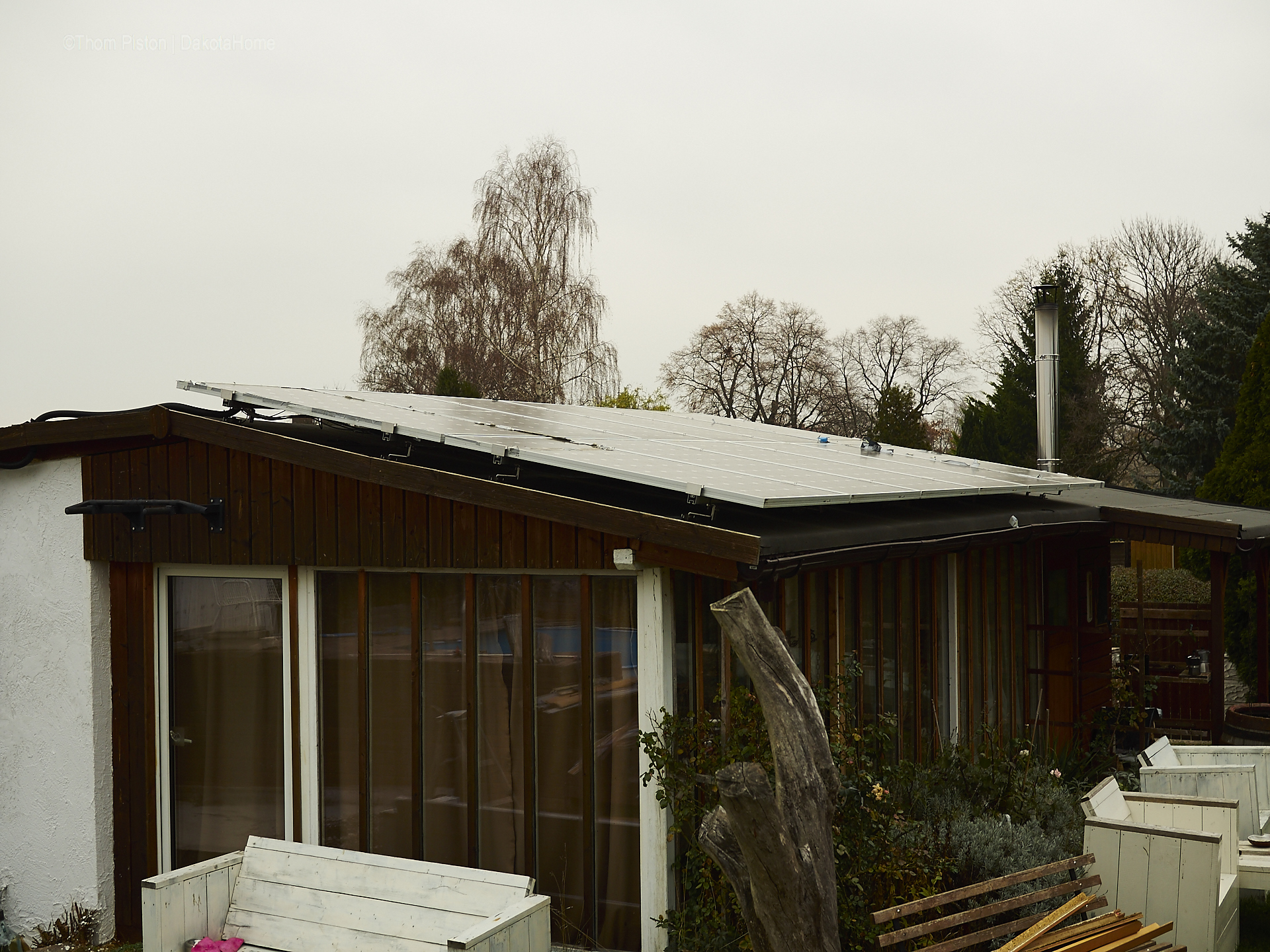 Solar | Photovoltaik Anlage am Tinyhouse in Brandenburg