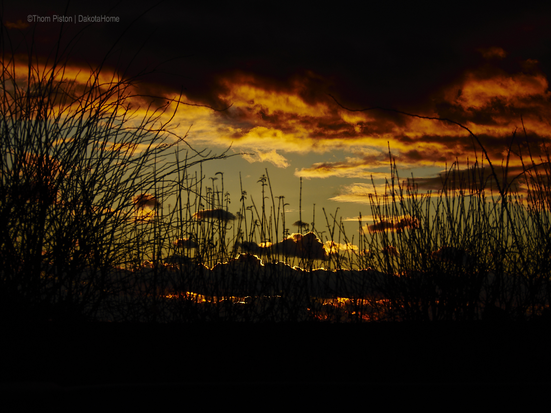 Sonnenuntergang mitte Februar 2019 – Dakota Home