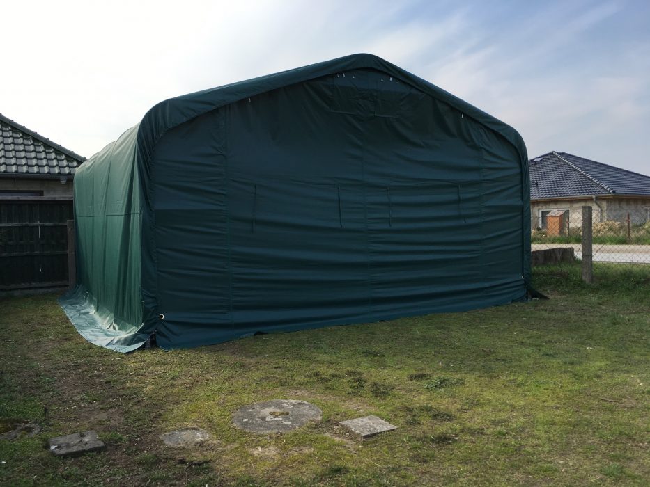 6x6 meter Wikinger Zelthalle at Dakota Home, Brandenburg