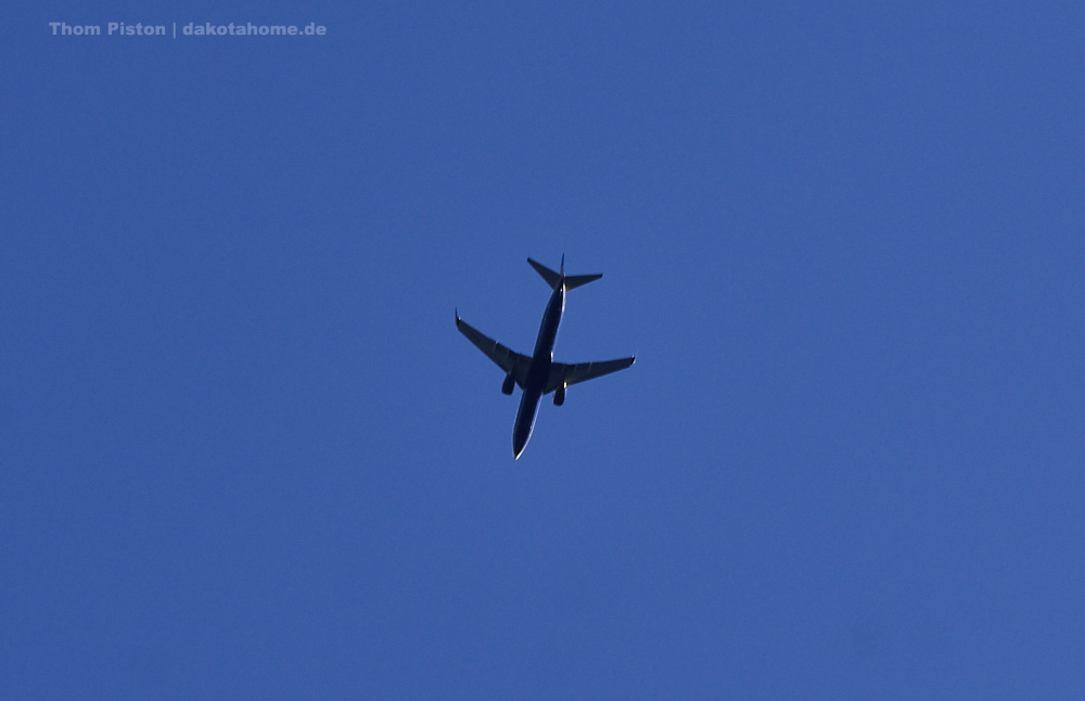 Flugzeuge in der Warteschleife für den Anflug nach Berlin