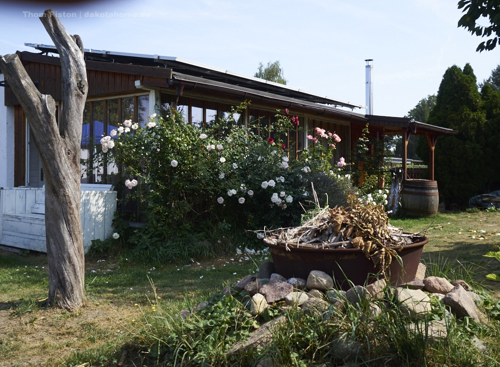 das Dakota Home Tinyhouse in Brandenburg, ende August 2019