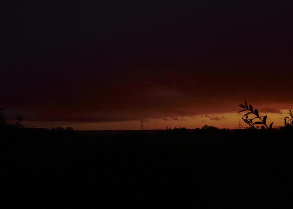 Sonnenuntergang am Dakota Home