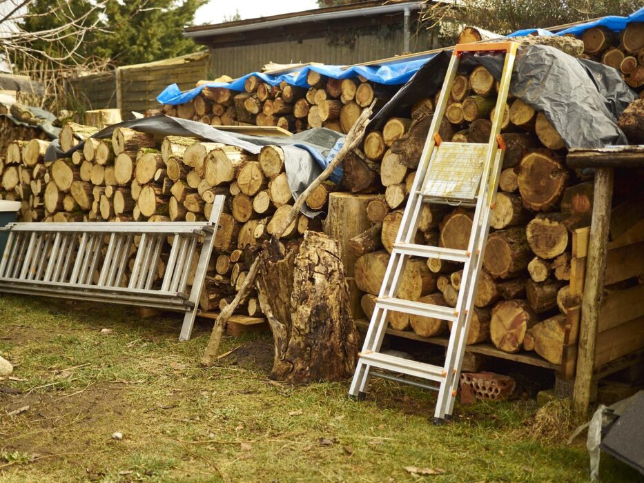 ummm...natürlich Holz zu machen