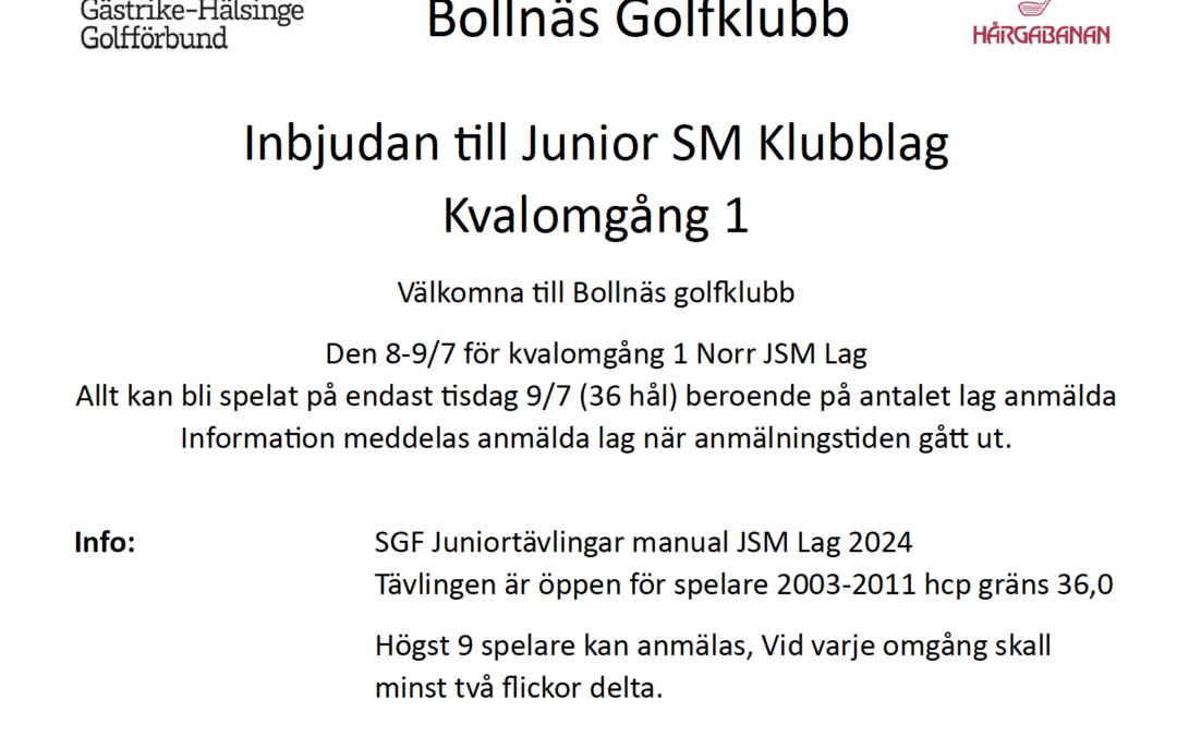 Junior SM Klubblag 2024