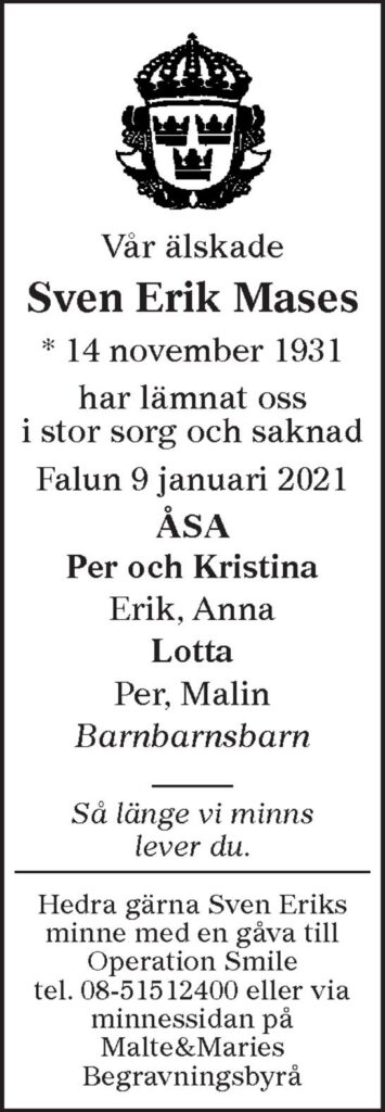 Denna bild har ett alt-attribut som är tomt. Dess filnamn är Sven-ErikMases_1931-2021-355x1024.jpg