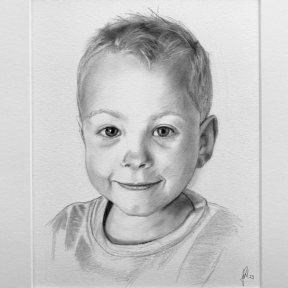 portraettegner-portraettegning-haandtegnet-kul-blyant-unik-personlig-gaveide