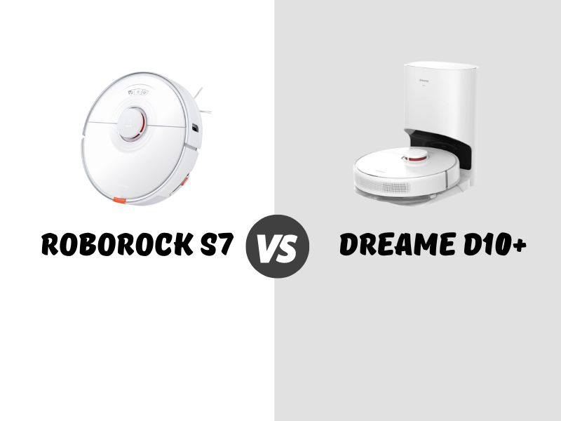 Roborock S7 vs Dreame D10 Plus En jämförelse av robotdammsugare DammsugarGuiden.se