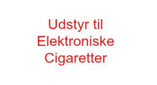 Udstyr til Elektroniske cigaretter