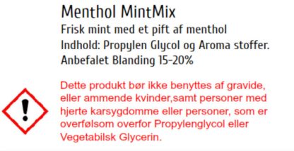 100 ml longfil med smag af menthol mintmix