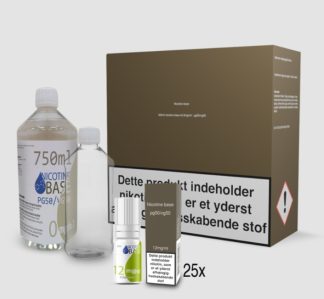 Efuma Nicotine base - 1000ml nicotine base kit 3mg/ml  pg50/vg50 TPD Anmeldt
