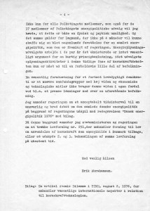 Brev af 3. august 1976 til Regering og Folketing m. fl.