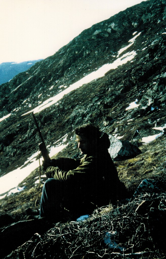 Jagt ved Blæseren tæt på Ikke Fjordens ved dens forbindelse til Sydløber ved Arsuk Ø. 