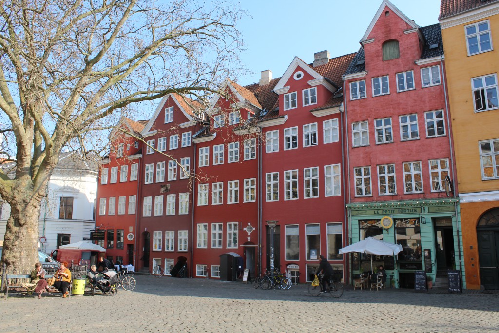 "Ildebrandhusne" på Gråbrødretorv opført i 1730´erne efter den store brand i København oktober 1728 hvor mere en 4000 hus og gårde nedbrændte til grunden . Foto den 16. marts 2015 af Erik K Abrahamsen