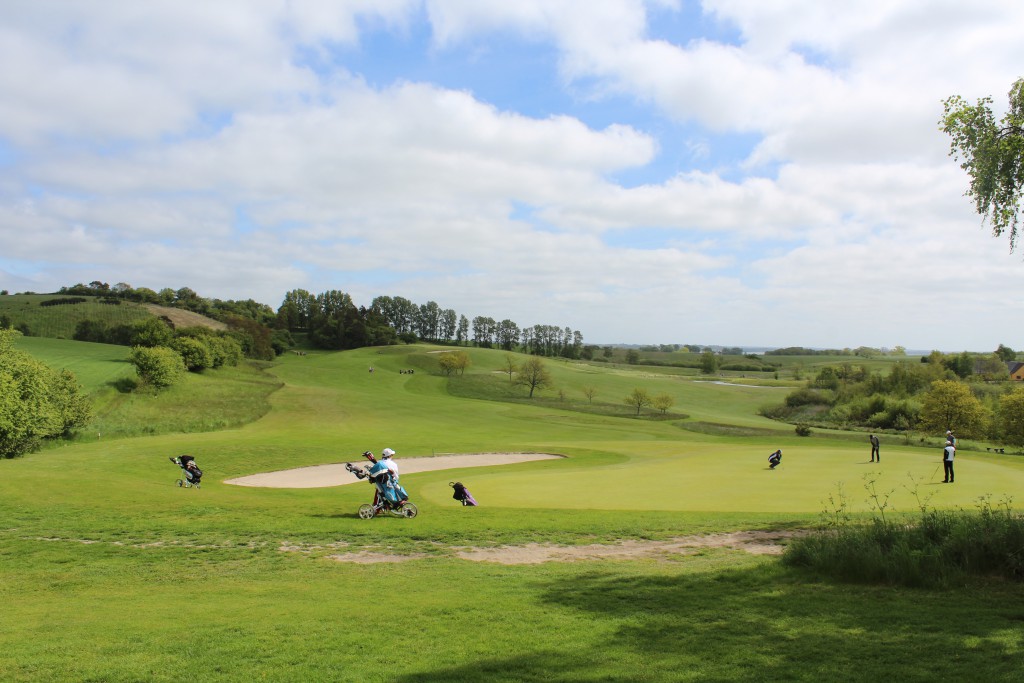 Asserbo Golf Club i Nordsjlælland. Udsigt mod bane 15, par 5, 456 m