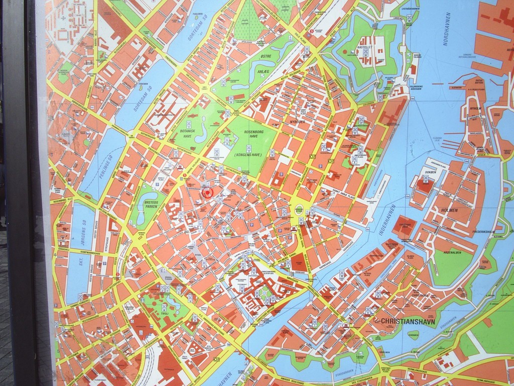 Map of Copenhagen City