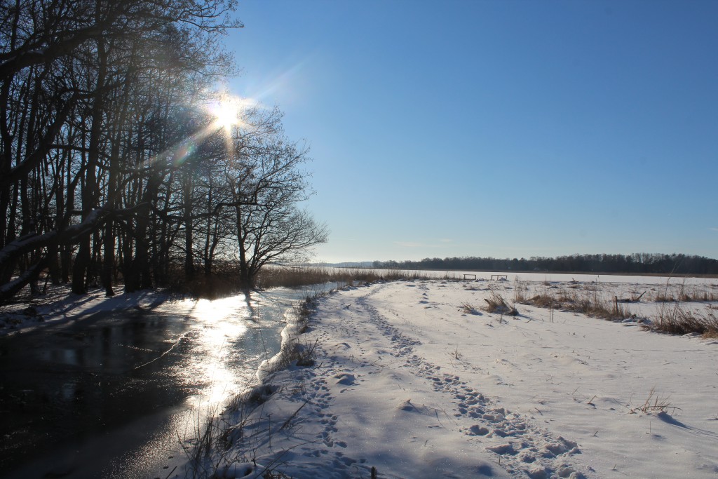 Ramløse River ends here and its water runs to Arrsø