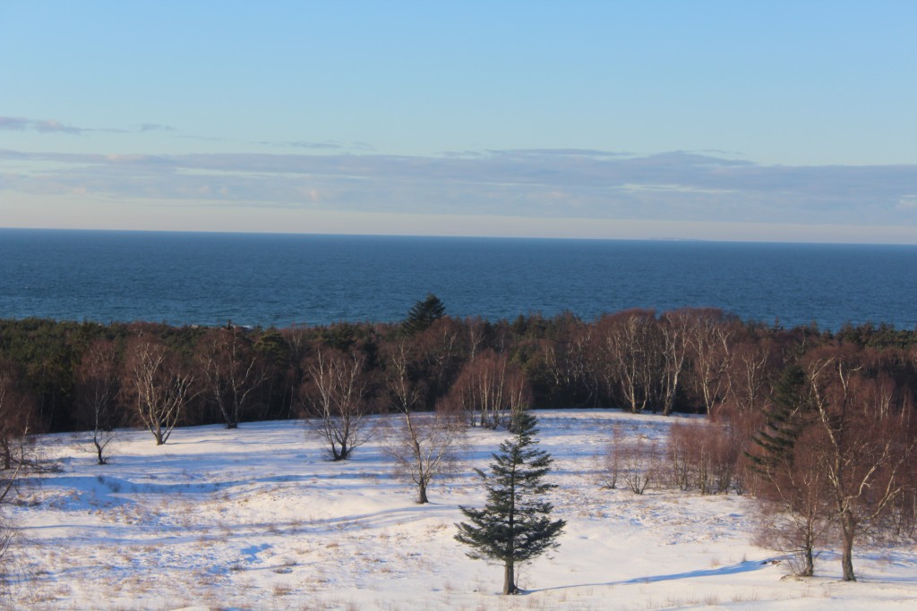 iew from burial mounds "Harehøje" in direction north to Kattegat